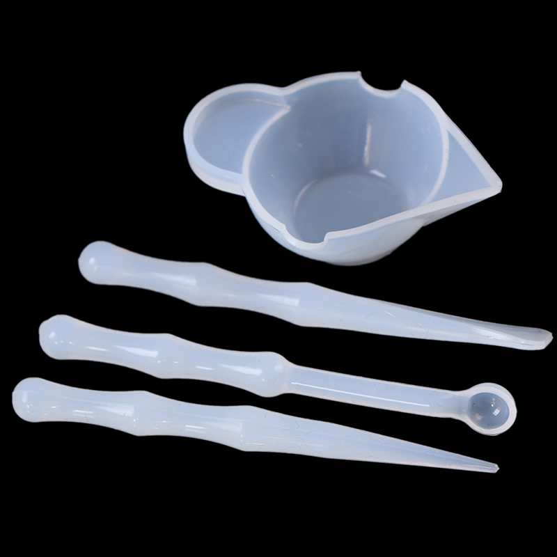 Resin Art Tool Kit - 1 Set Mischbecher Silikonform Epoxidharz-Werkzeuge DIY