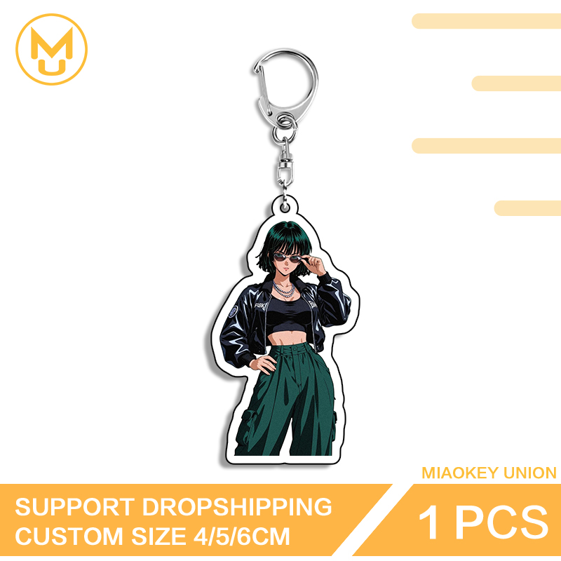 Resin Art Design Keychain - Cool Girl Hellish Blizzard Exquisiter, hochwertiger,