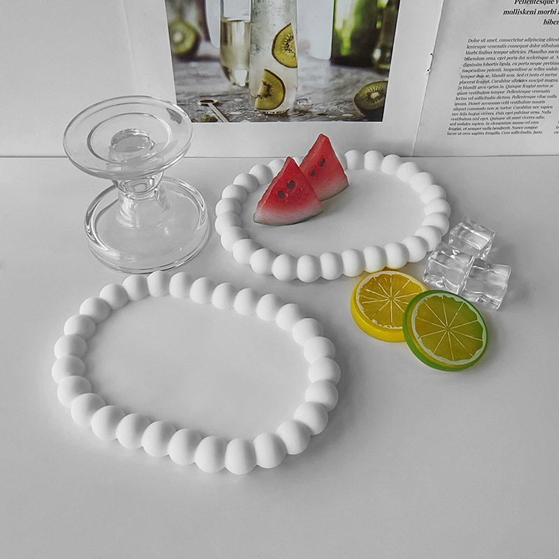 Resin Art Tray - DIY Geometrische Wolken-Ovalform Gedrehte Gipsuntersetzer Silikonform