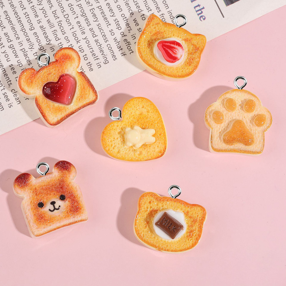 Resin Art Materials Kit - 10 Stück Herz-, Bären-, Katzen- und
