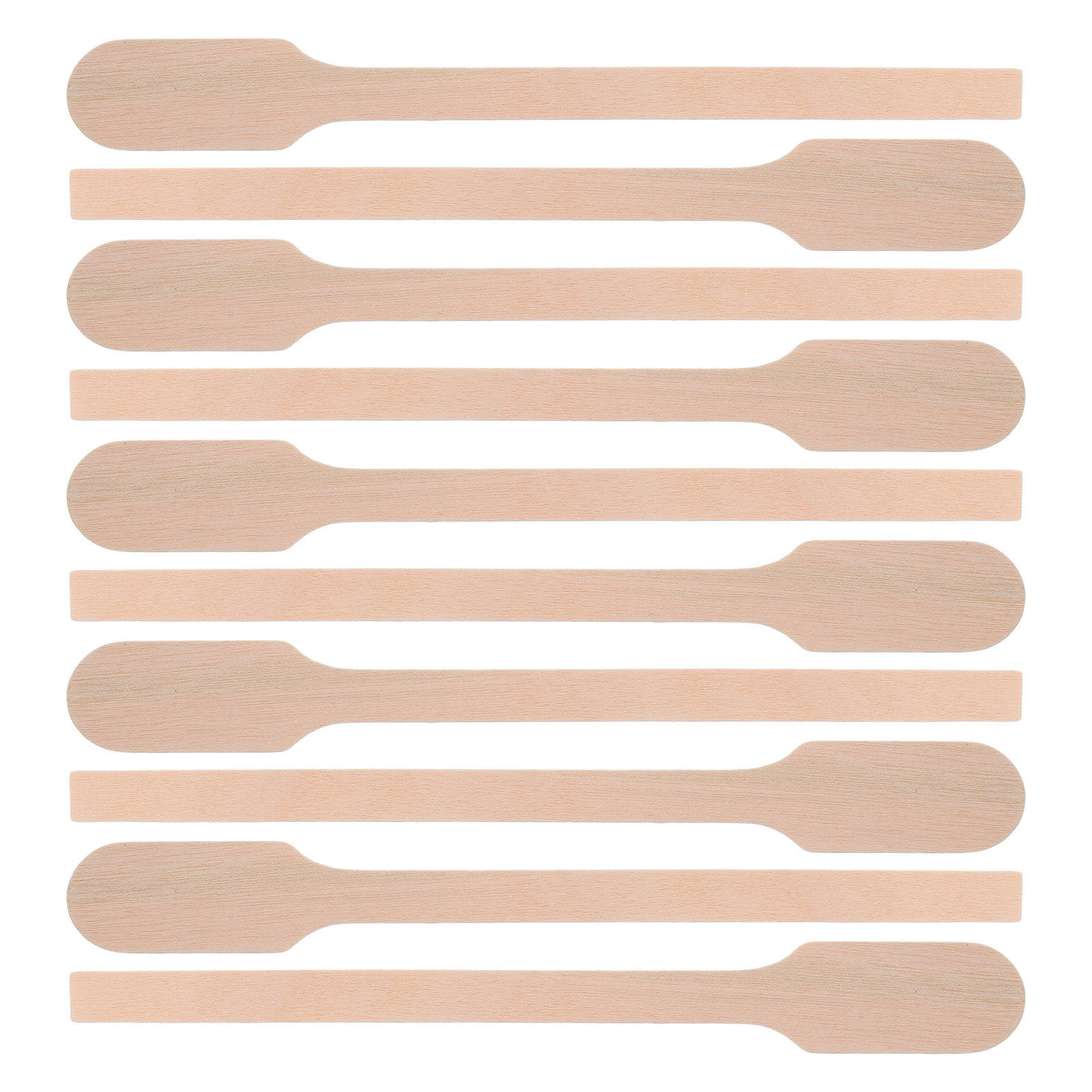 Resin Art Materials Kit - 200 Stück Holz-Rührstäbchen 5 Zoll Flaches
