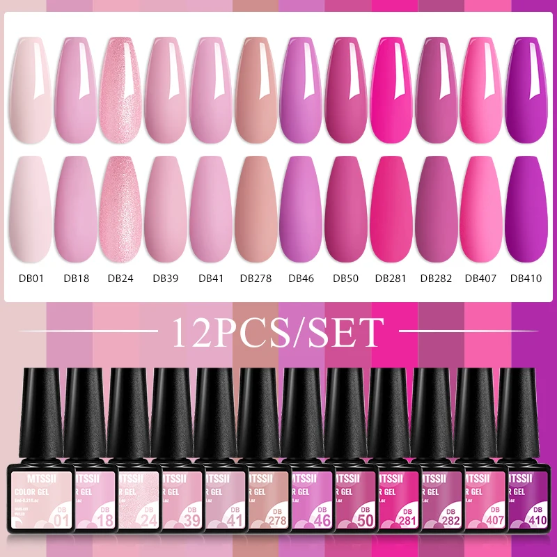 MTSSII 12 Teile/satz Nude Haut – Uv Lamp Nail Resin Bewertung und Preis