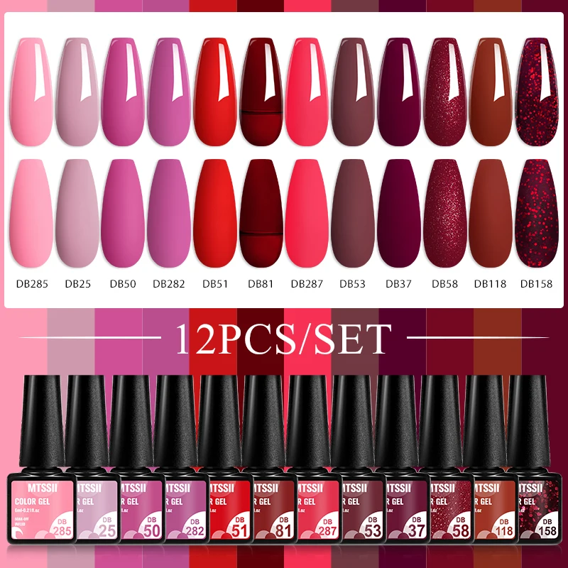 MTSSII 12 Teile/satz Nude Haut – Uv Lamp Nail Resin Bewertung und Preis