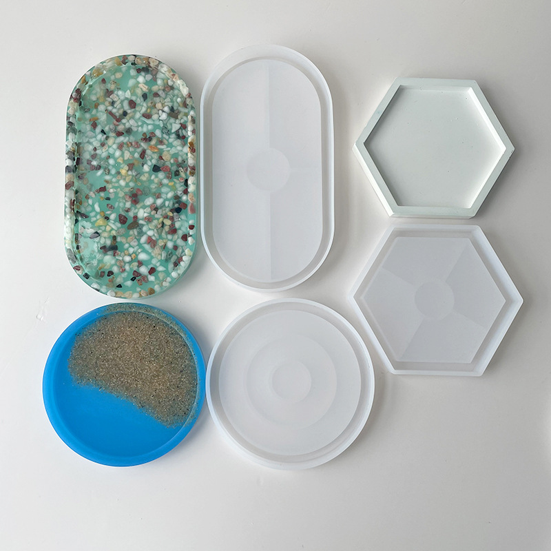 Runde Untersetzer Silikonform  – Resin Art Tray Bewertung und Preis