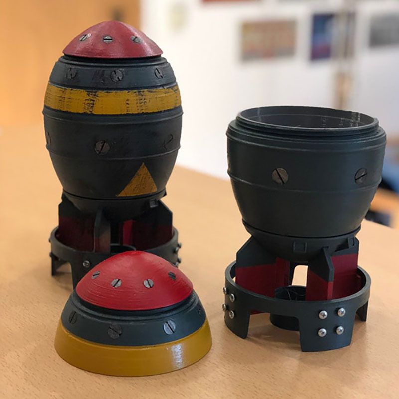 Neue Mini Nuke Bombe Aufbewahr – Resin Art Table Top Bewertung und Preis