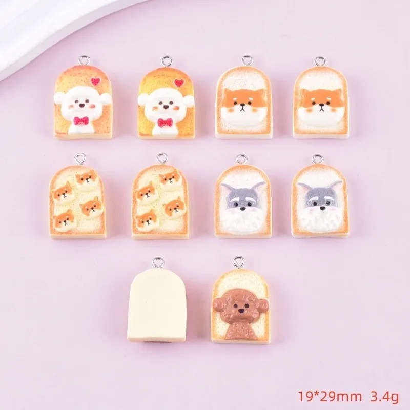 10 Stück niedliche Toast-Hund- – Resin Art Materials Kit Bewertung und Preis