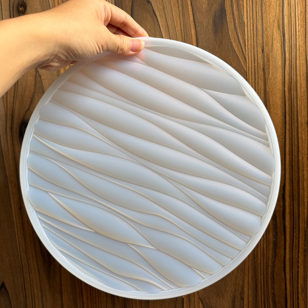 Große runde Silikonform für We – Resin Art Tray Bewertung und Preis