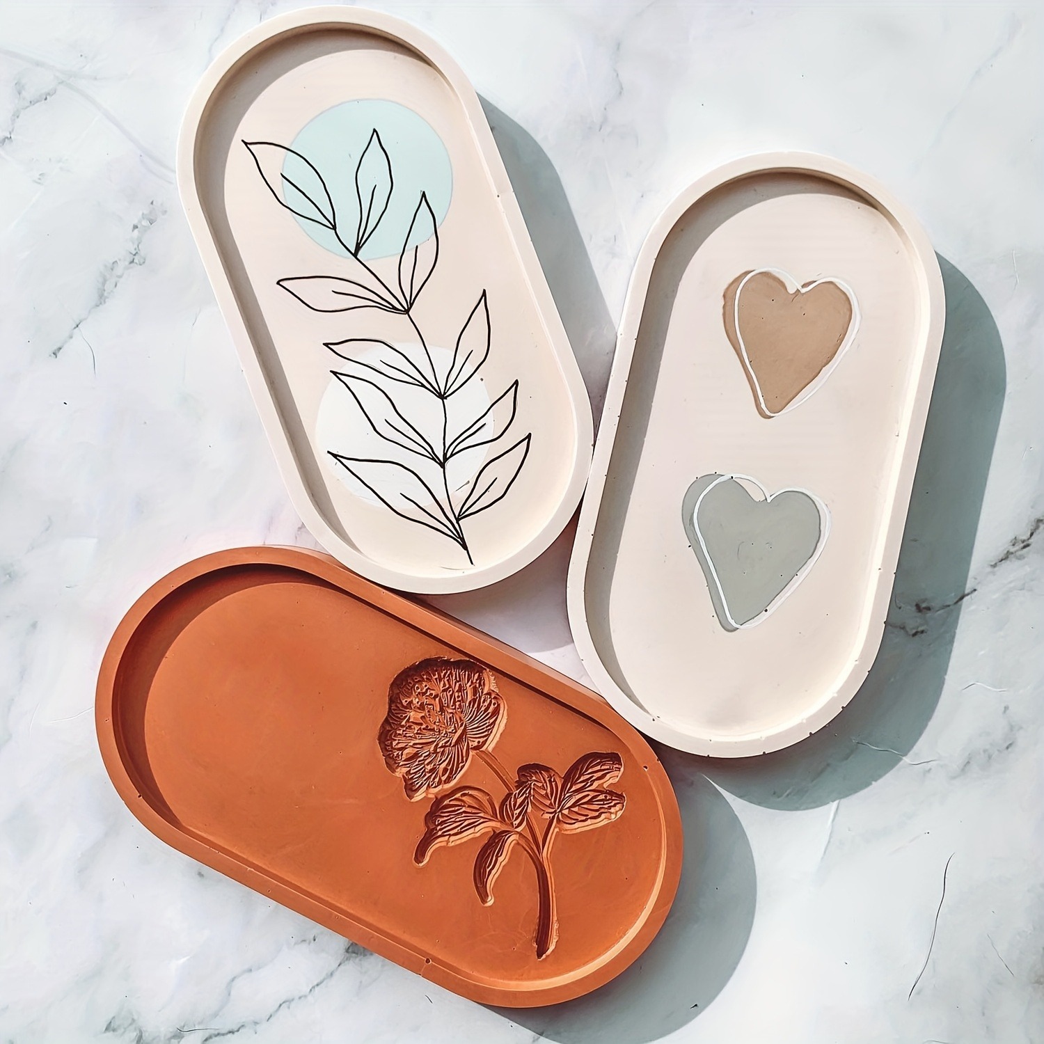 1pc Oval Untersetzer Epoxidhar – Resin Art Tray Bewertung und Preis