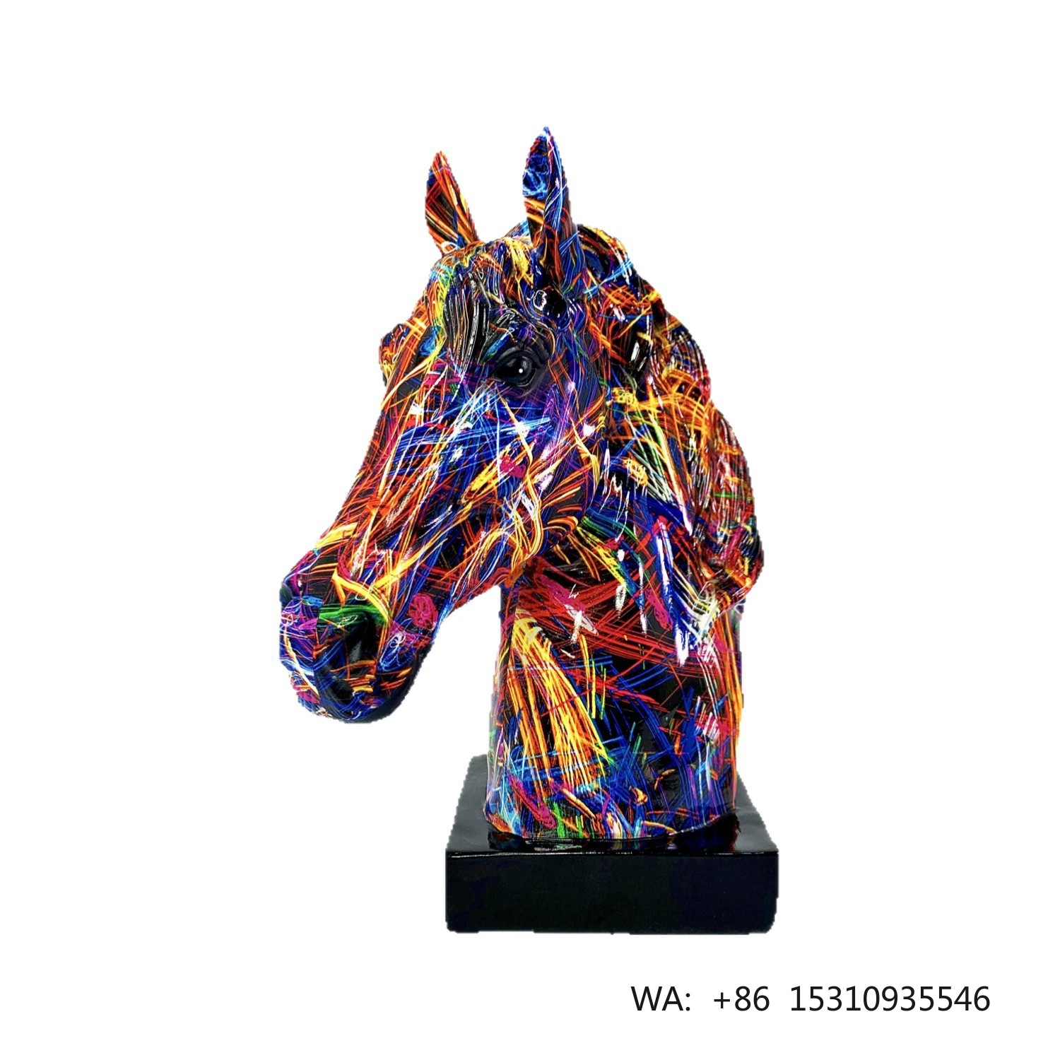 Kreative Harz-Pferdekopf-Ornam – Resin Art Resin Bewertung und Preis