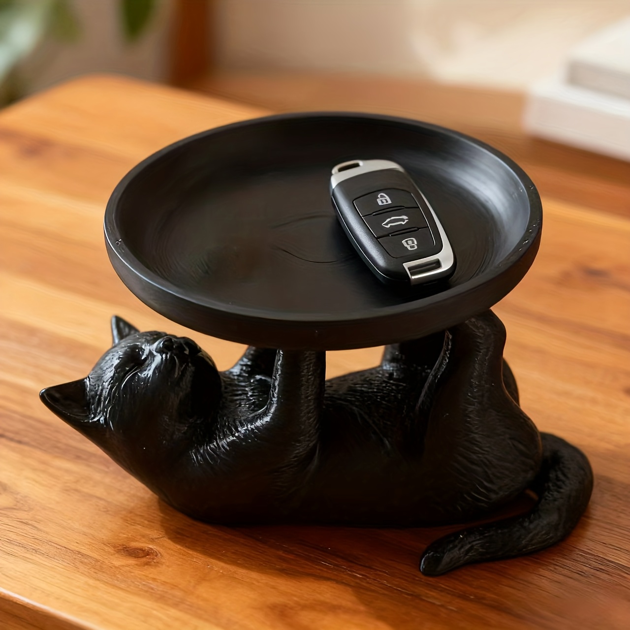 1 Stück Katzenstatue aus Kunst – Resin Art Tray Bewertung und Preis