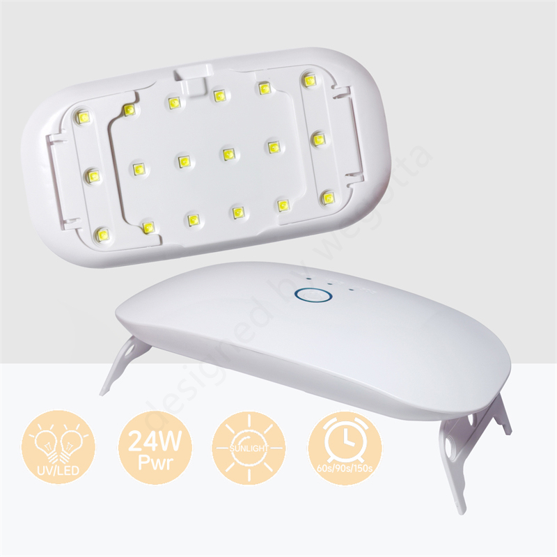 24 W USB wiederaufladbare UV-L – Uv Lamp Nail Resin Bewertung und Preis