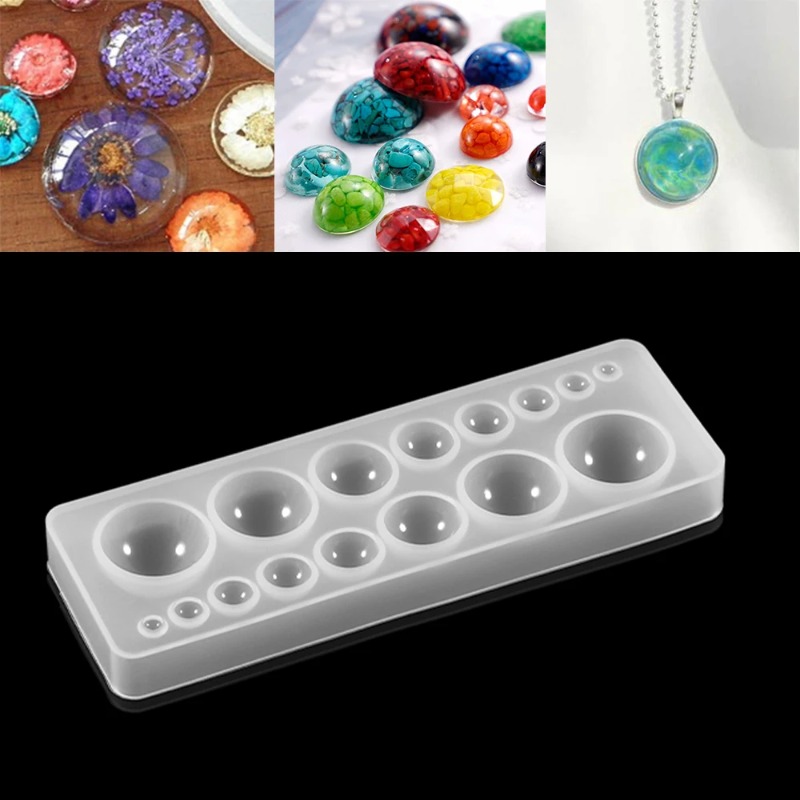 1 Stück Silikonform Halbkugel  – Resin Art Tool Kit Bewertung und Preis