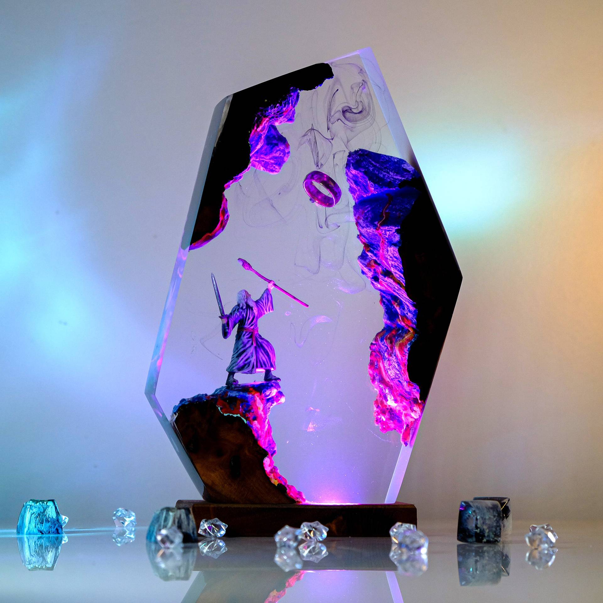 Film-Szenen-Figur Tischlampe a – Resin Art Resin Bewertung und Preis