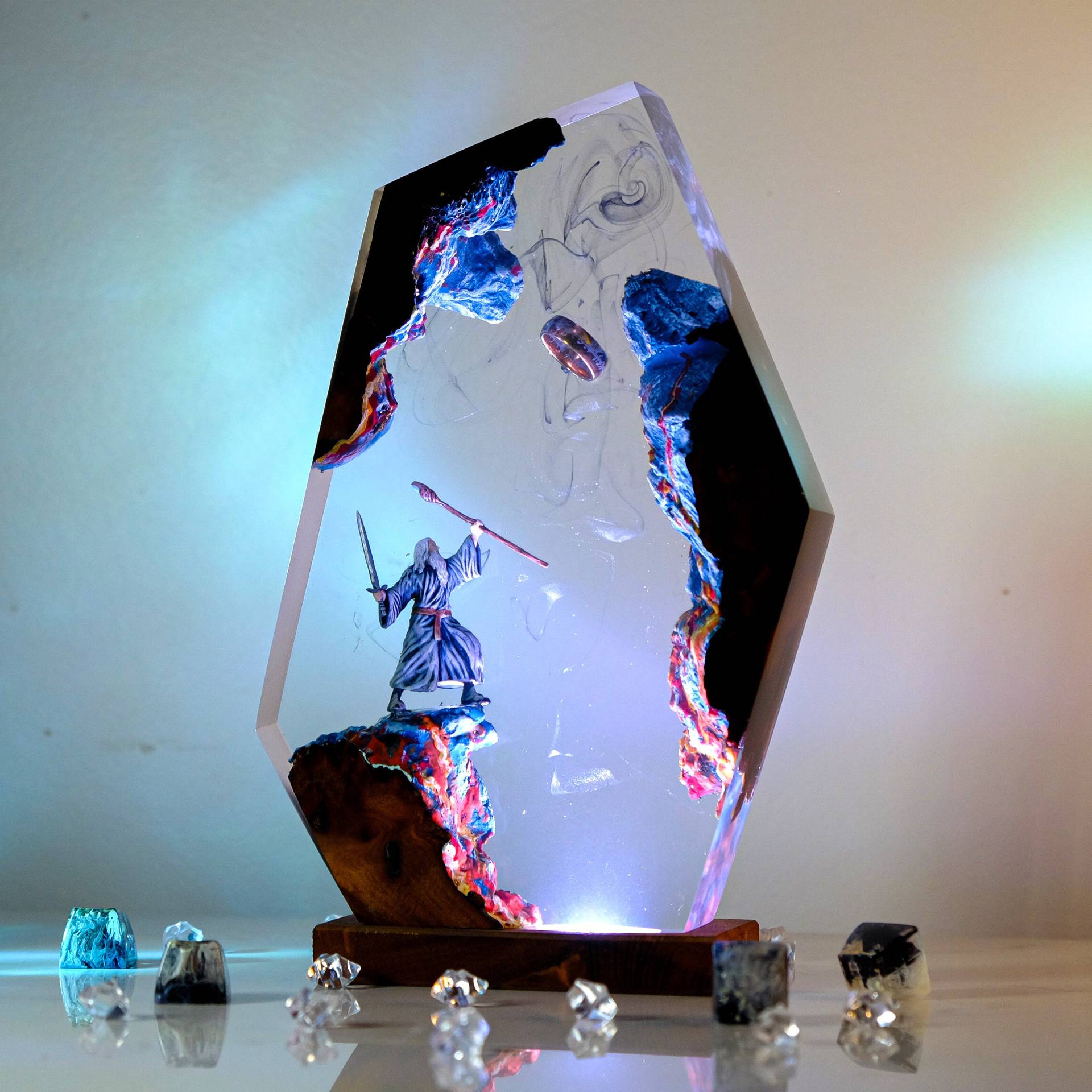 Film-Szenen-Figur Tischlampe a – Resin Art Resin Bewertung und Preis