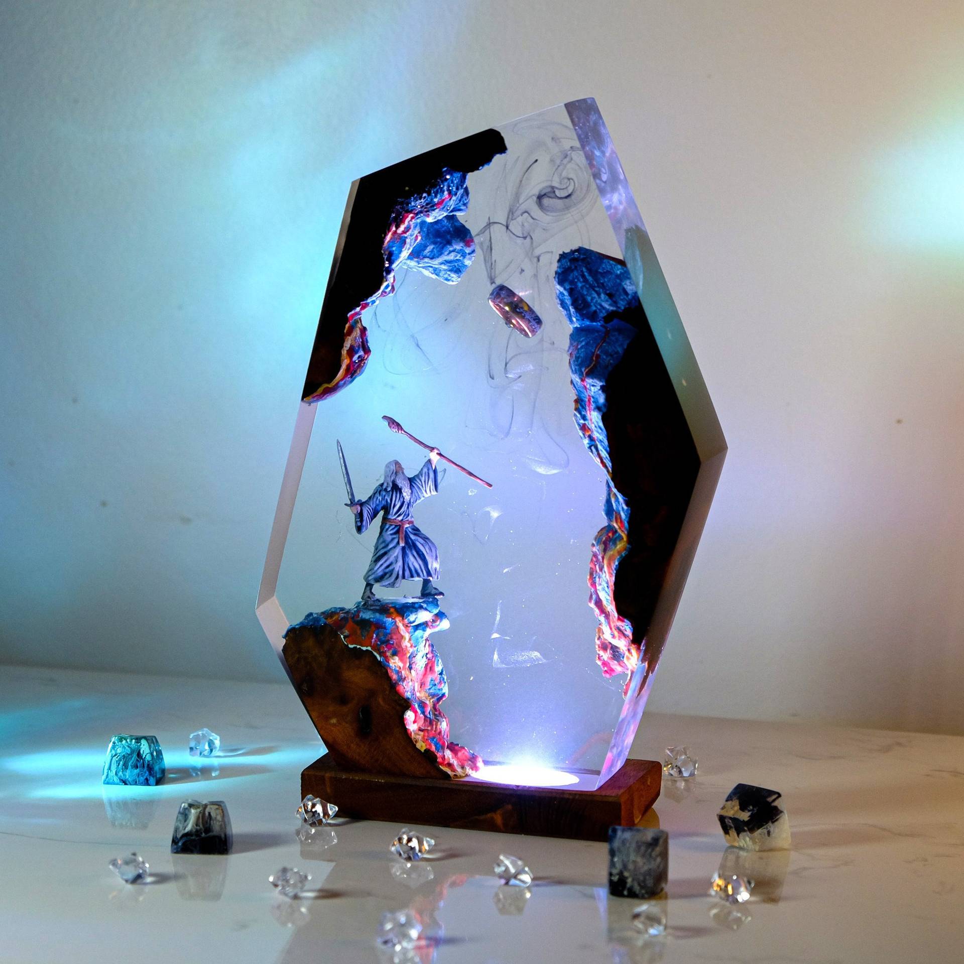Film-Szenen-Figur Tischlampe a – Resin Art Resin Bewertung und Preis