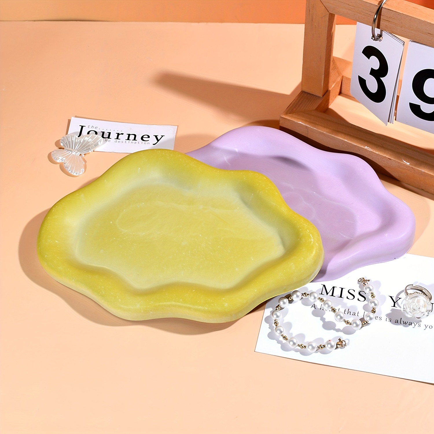 Herz-Tablett-Harzform, Wolkenu – Resin Art Tray Bewertung und Preis
