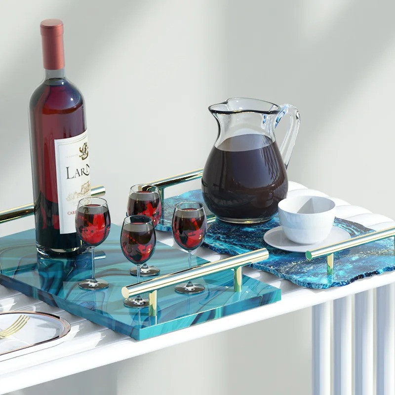 Tablett Epoxidharz Silikonform – Resin Art Tray Bewertung und Preis