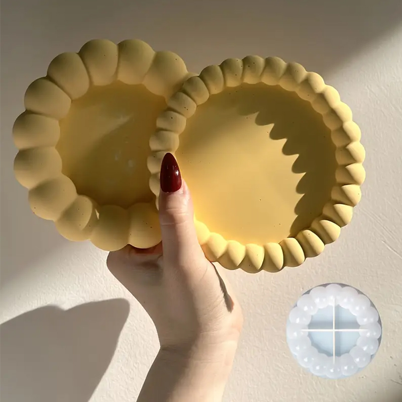 Diy Runde Blase Tablett Unters – Resin Art Tray Bewertung und Preis
